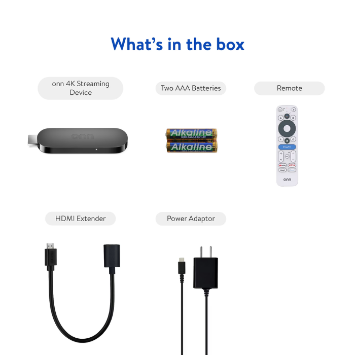 Onn 4K Streaming Device with Google TV & Gemini (2026) | 4K UHD