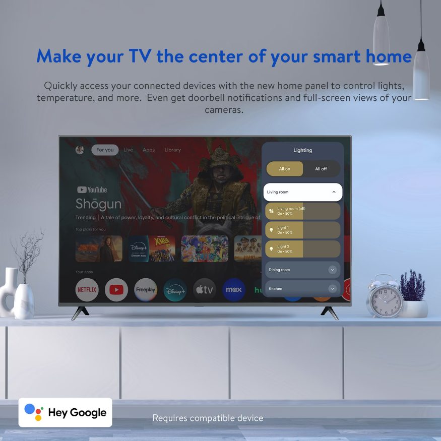 Onn 4K Plus Streaming Device with Google TV | 4K UHD & Dolby Vision