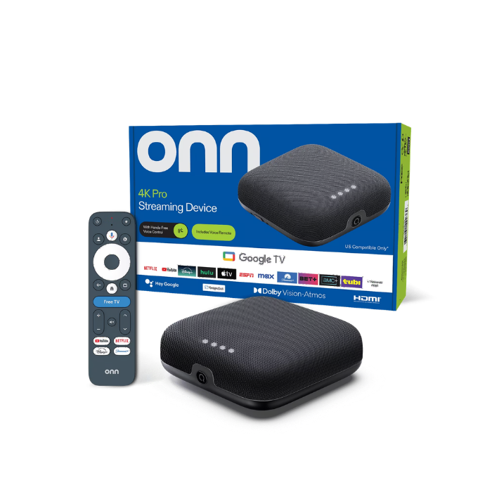 ONN 4K Pro Streaming Device with Google TV & Gemini | 32GB 4K UHD